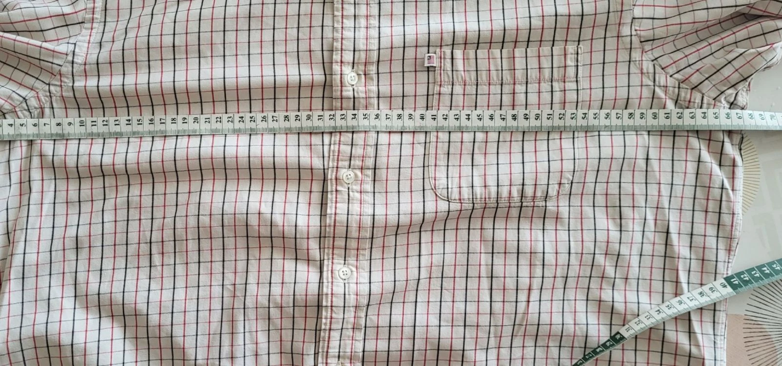 Ralph Lauren Camisa TXL /TFr42- Cuadros-Corte Ancho y Recto- Muy Buen Estado – photo 9